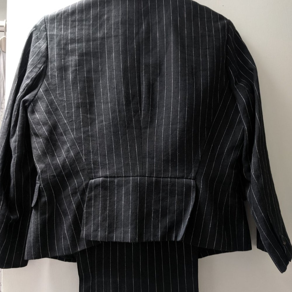 Ralph Lauren Black Pinstripe Pantsuit - Picture 3 of 3
